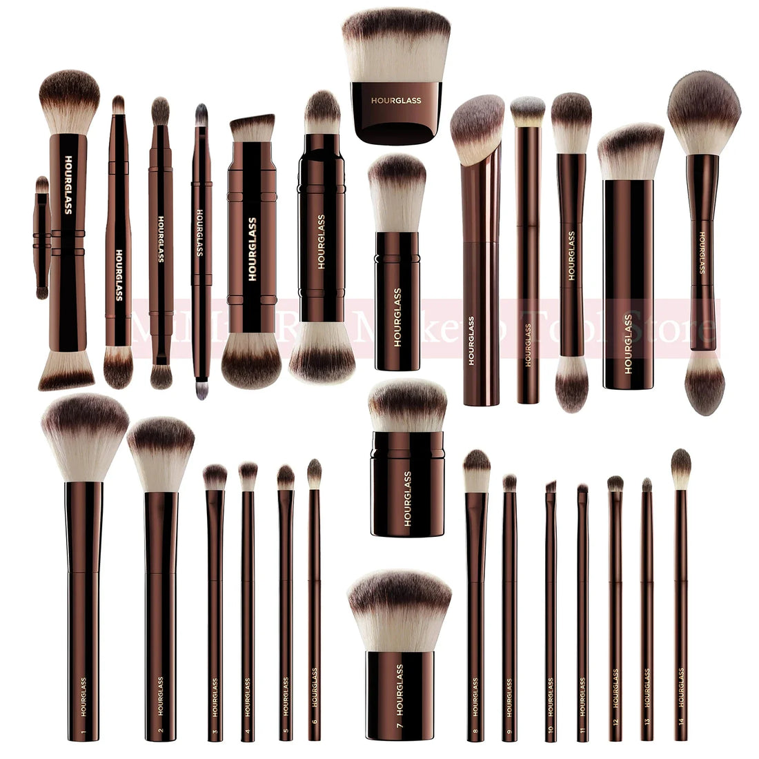 Makeup Brushes Powder Foundation Blush Concealer Brush Eyeshadow Liner Smudge Brush Makeup Tool Single