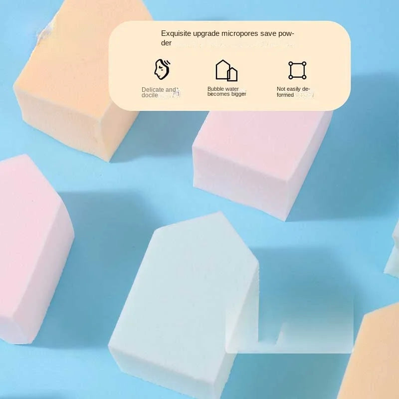 Makeup Puff, Hydrophilic Water-soaked Big Pentagon Makeup Puff, 25 Pieces in A Bag Make Up Accessories  Makeup Sponge  Beauty