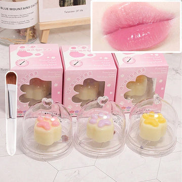 Color Changing Lipstick Lip Balm Nourishing Fades Lip Lines Long Lasting Lip Gloss Non-stick Cup Moisturizes Lips Care Cosmetics